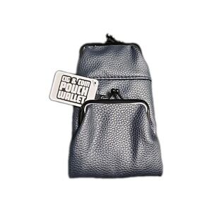 Smokezilla Black PU Leather Cig Coin Pouch Wallet